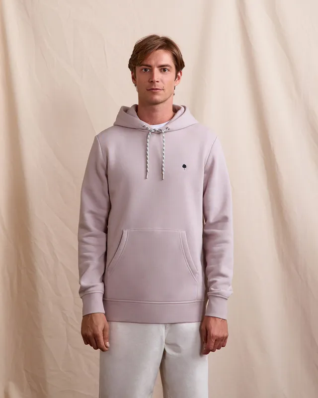 faguo-dirac-sweat-capuche-rose-gris-molleton-homme image 1