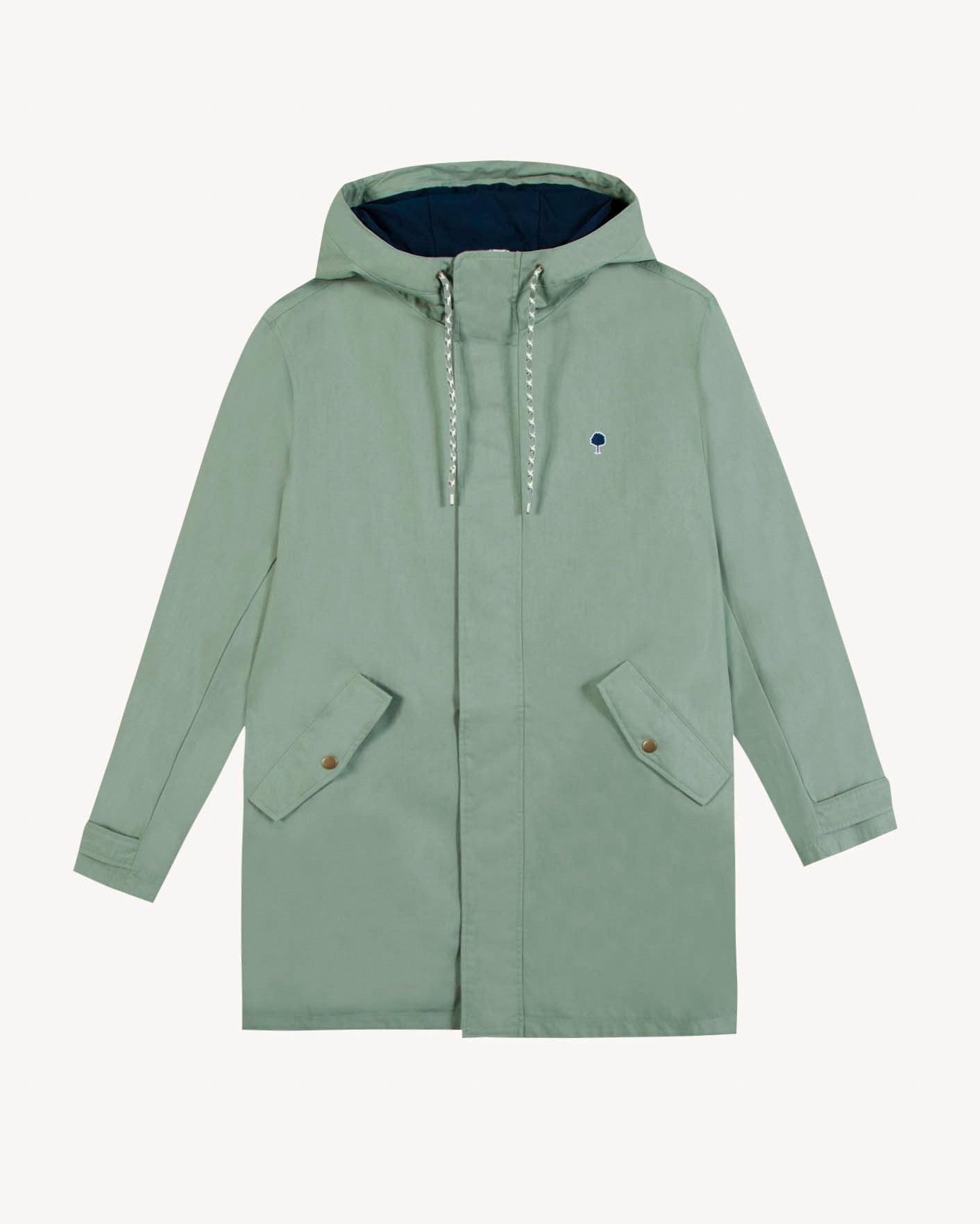 faguo-gresigne-veste-coupe-vent-vert-clair-d-perlante image 2
