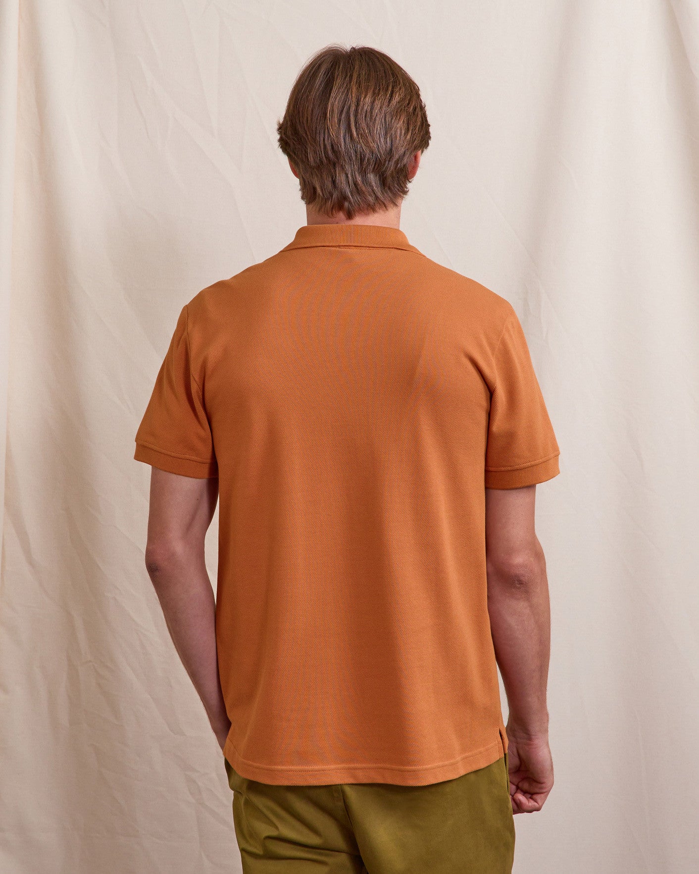 faguo-polo-lumigny-brique-clair-coton-homme image 5