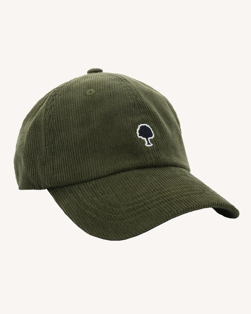 faguo-cap-casquette-homme-en-velours-kaki-c-tel image 1
