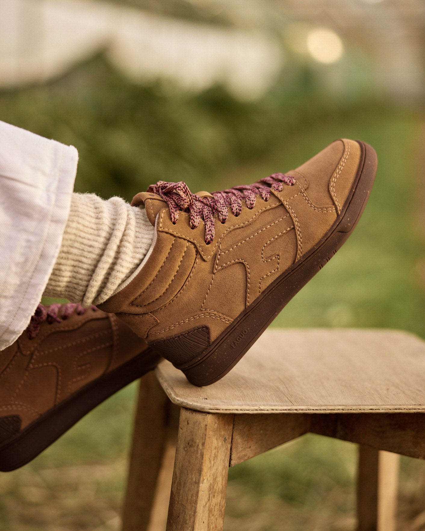 faguo-hazel-mid-baskets-montantes-cuir-camel image 4