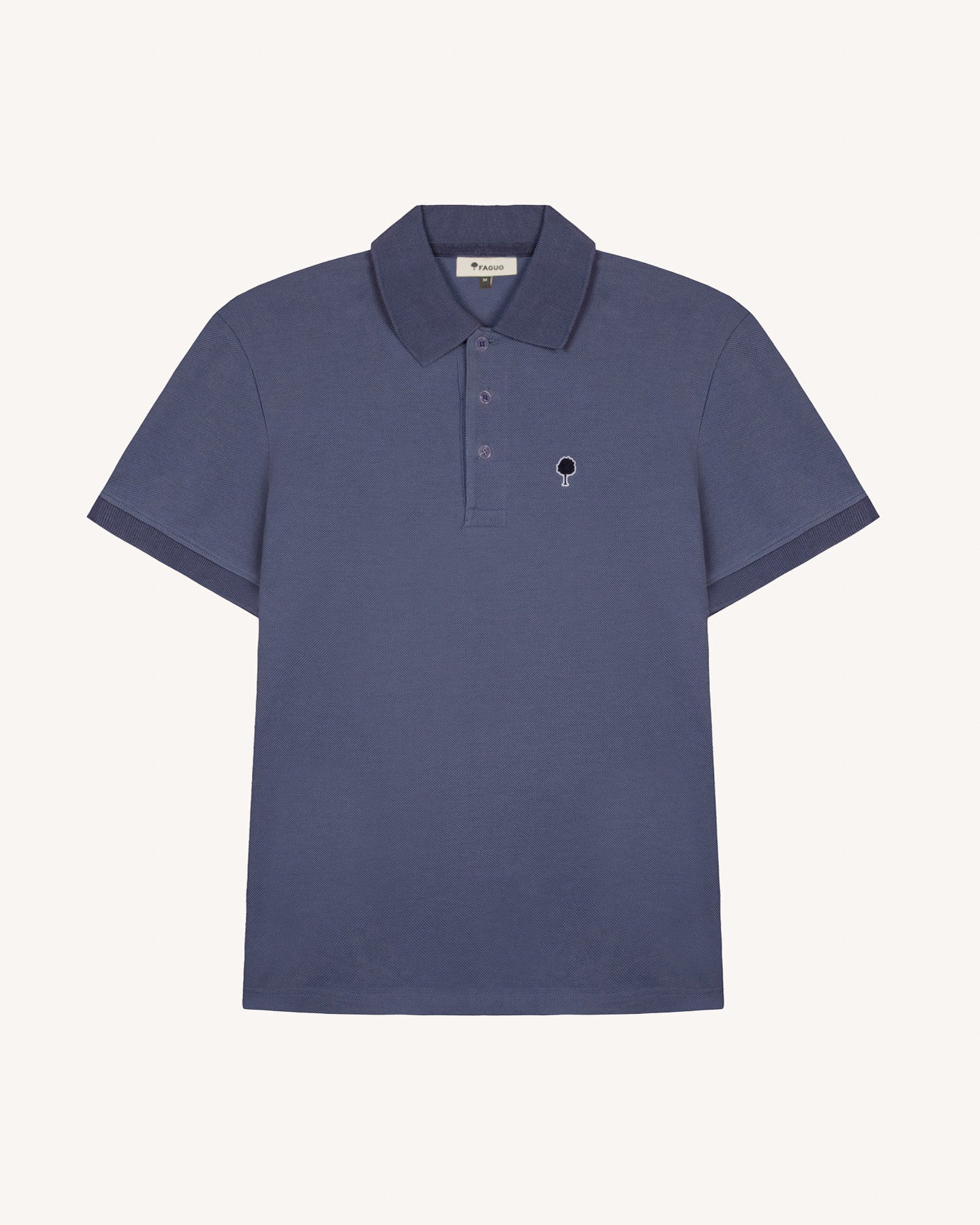 faguo-polo-lumigny-bleu-marine-coton-piqu image 2
