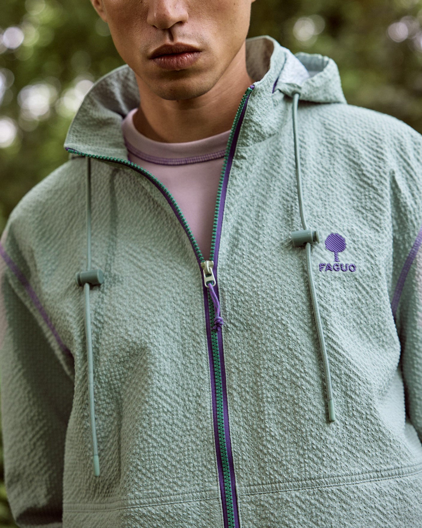 faguo-huelgoat-blouson-imperm-able-vert-clair-homme image 4