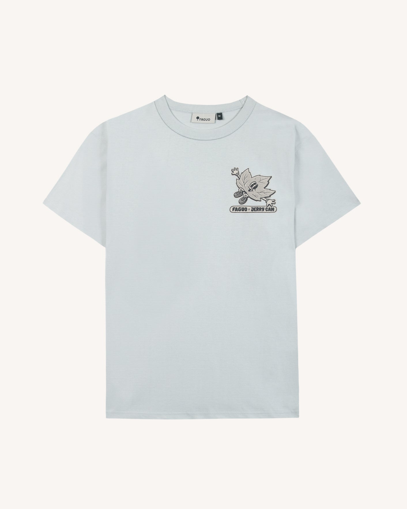 faguo-lugny-t-shirt-large-bleu-coton-recycl image 2