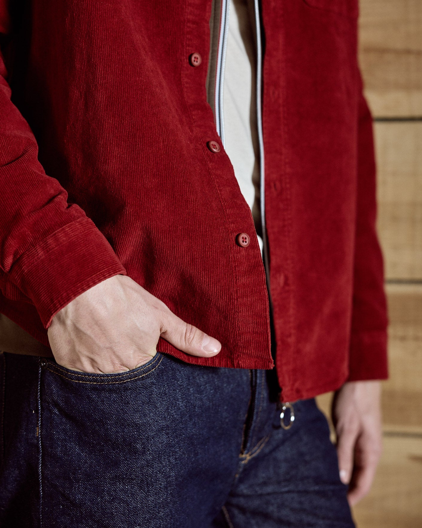 faguo-onca-chemise-velours-rouge-fonc image 3