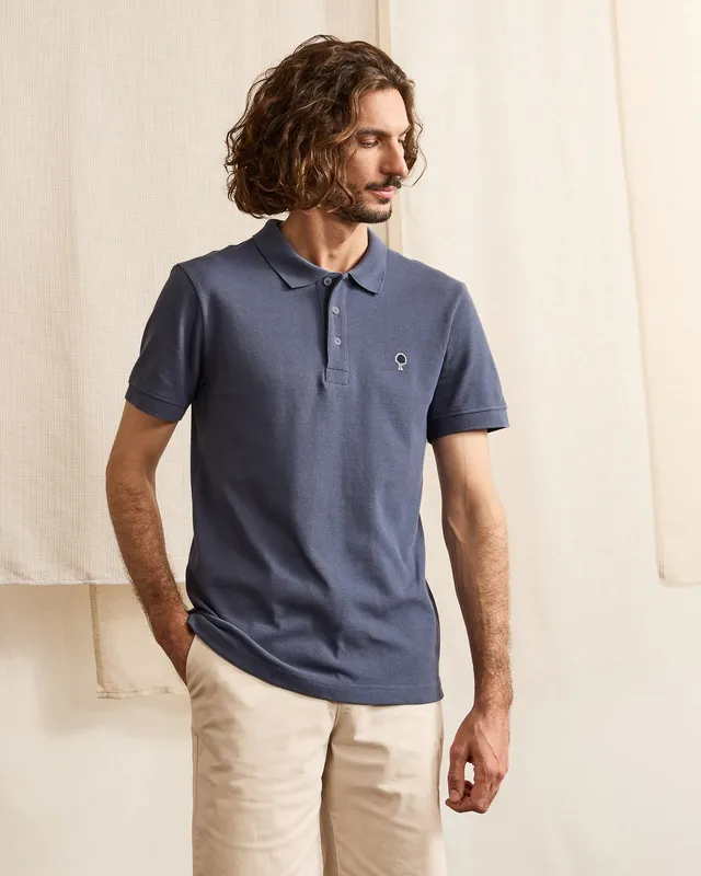 faguo-polo-lumigny-bleu-marine-coton-piqu image 1