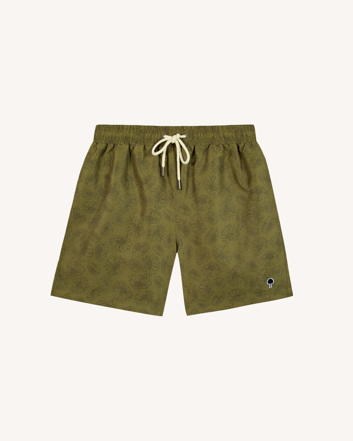 faguo-mimizan-short-de-bain-kaki-fonc-polyester-recycl image 2