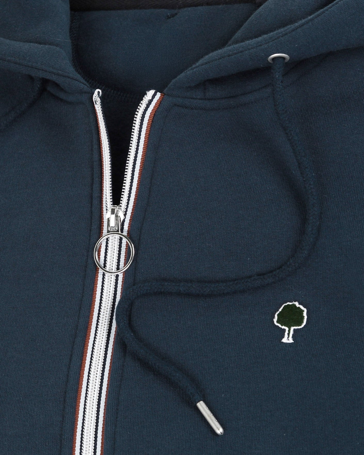 faguo-mesnil-sweat-zipp-capuche-bleu-marine image 4