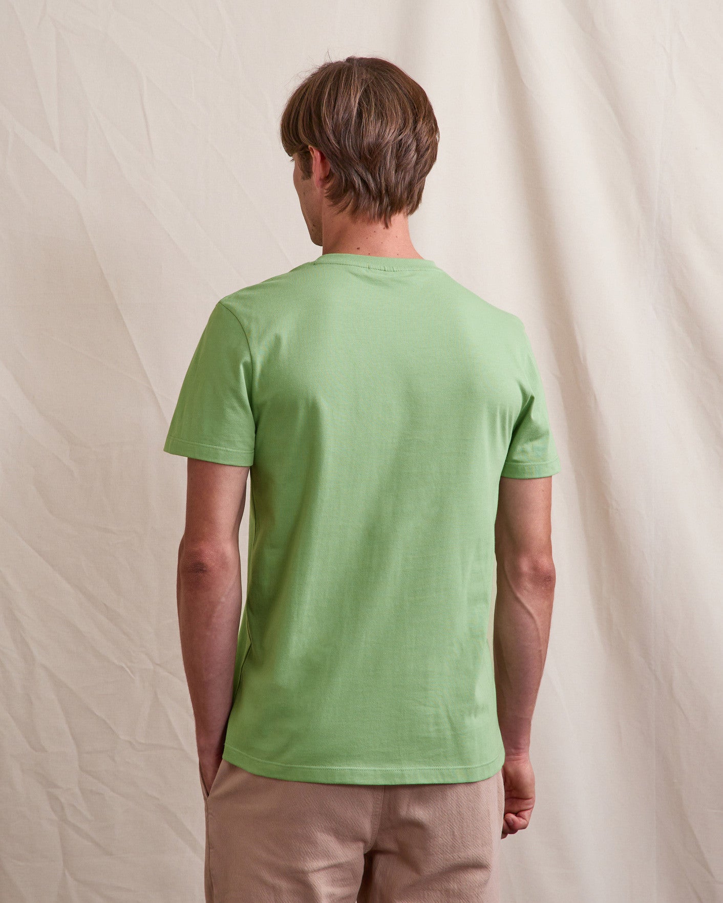 faguo-arcy-s26ts0101-gre43-t-shirt-homme-gris-coton image 4