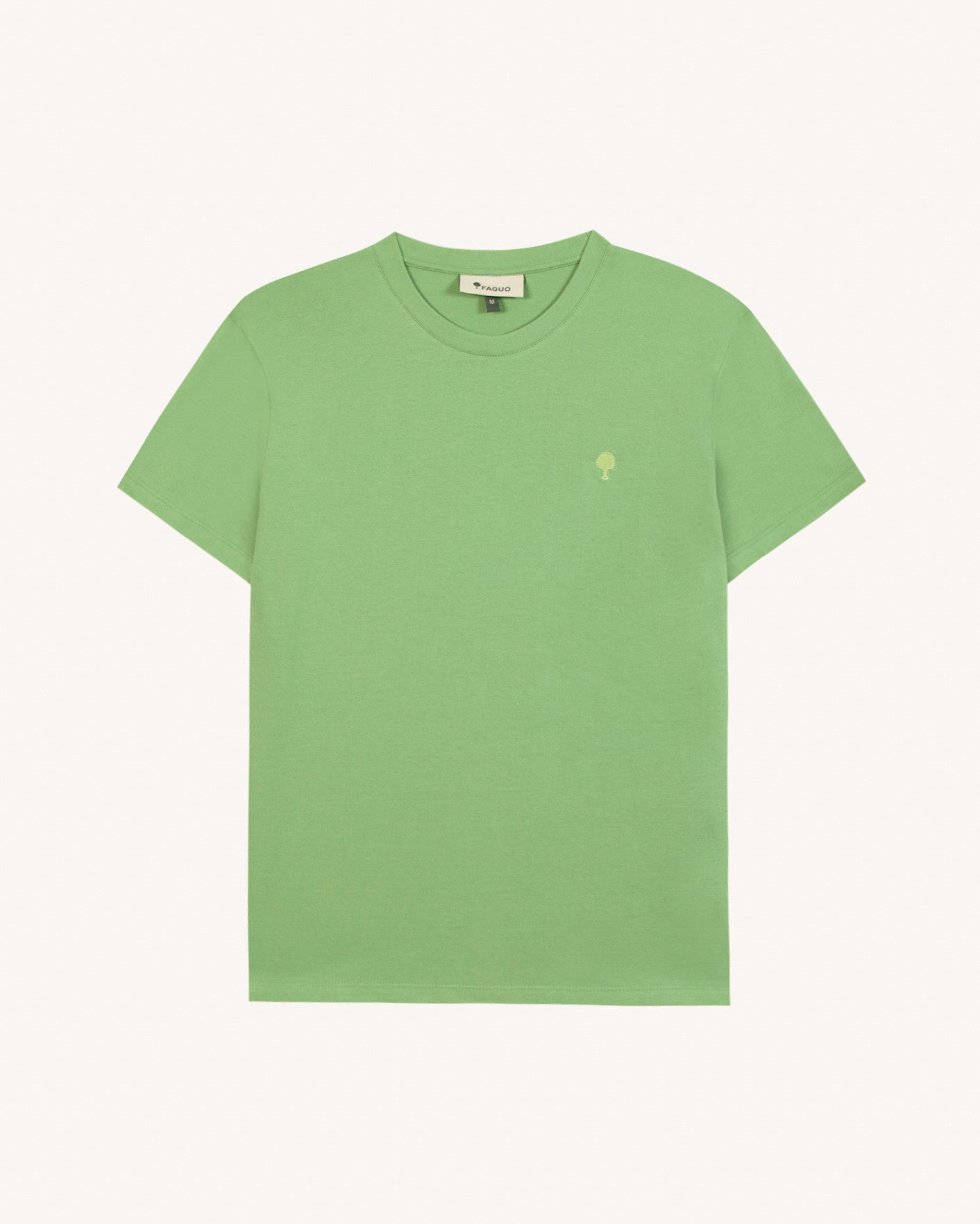 faguo-arcy-s26ts0101-gre43-t-shirt-homme-gris-coton image 2