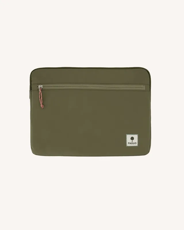 faguo-sleeve-housse-ordinateur-13-pouces-vert-olive image 1