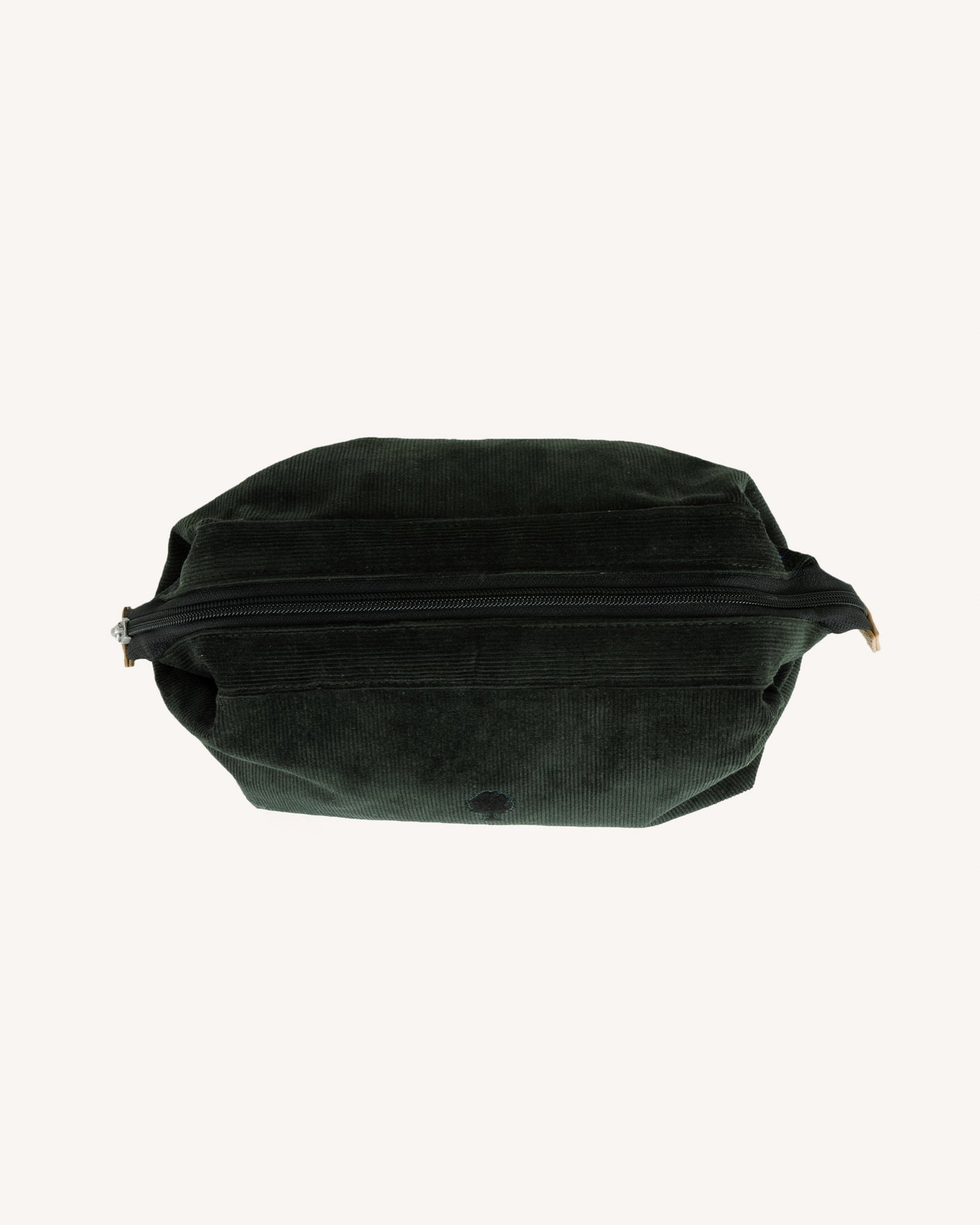faguo-washbag-trousse-de-toilette-velours-vert-fonc-3-7l image 3