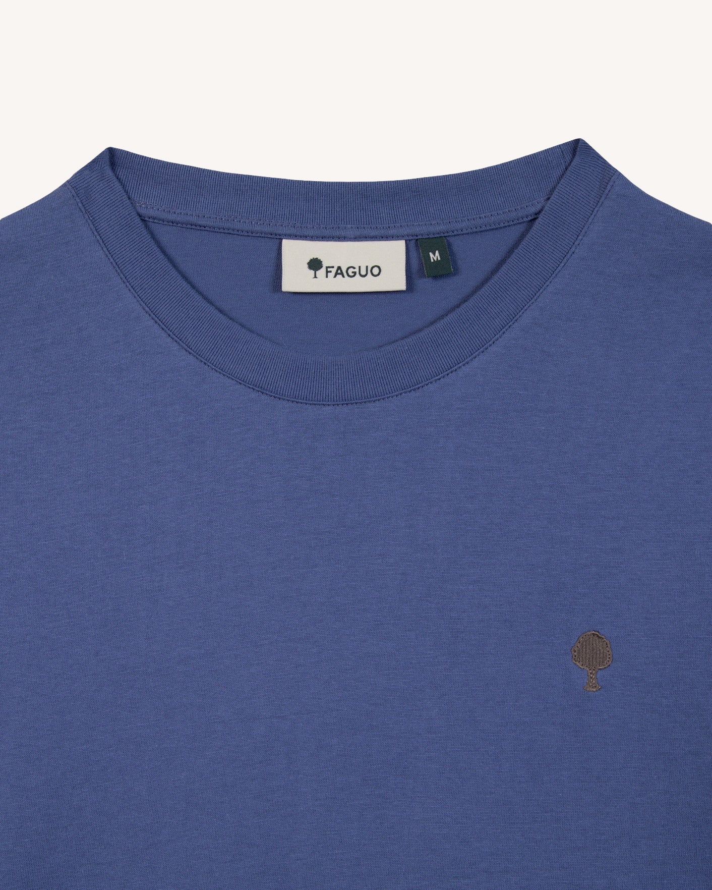 faguo-arcy-t-shirt-bleu-coton-recycl-homme image 6