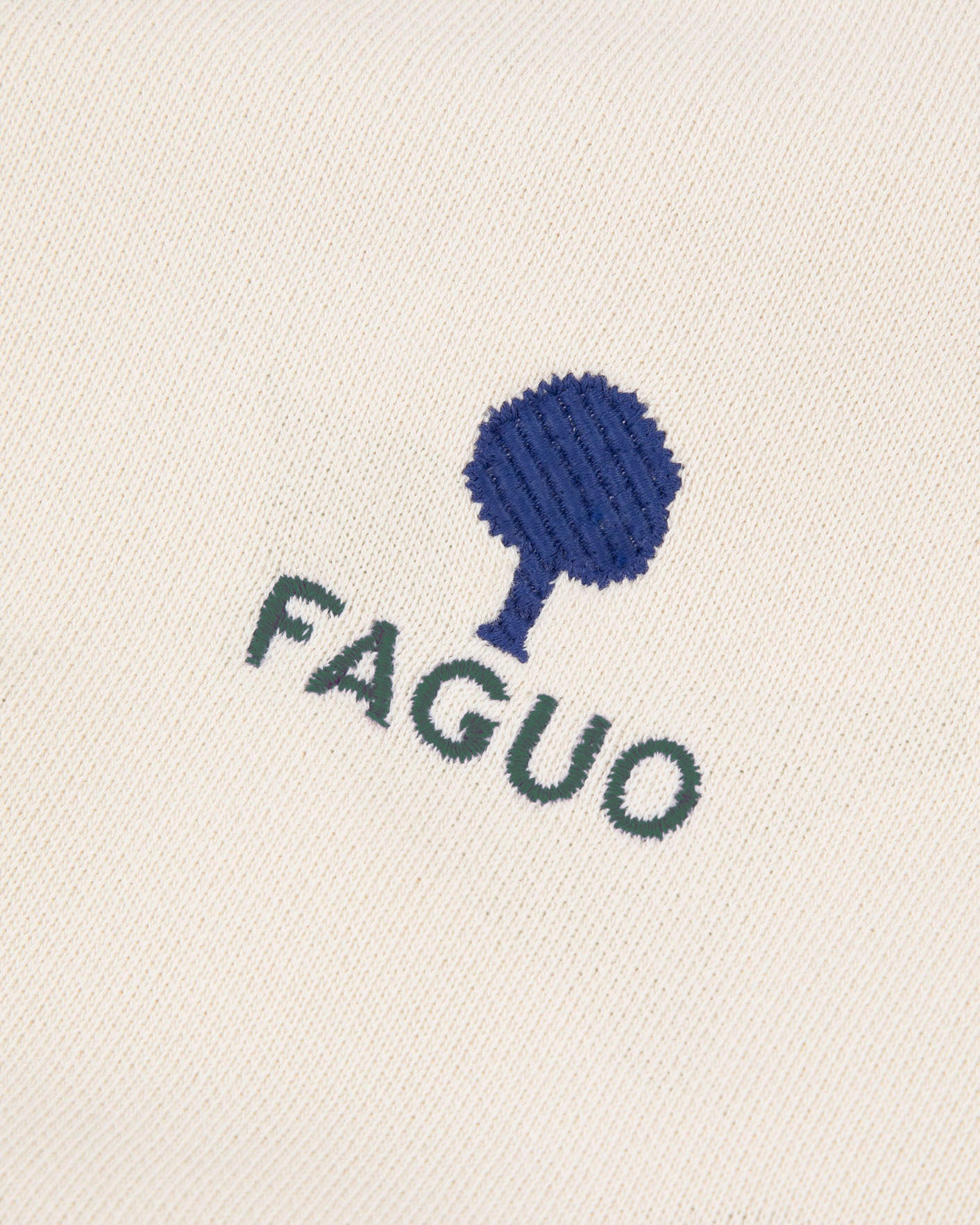 faguo-fango-sweat-col-rond-homme-cru-coupe-loose image 4