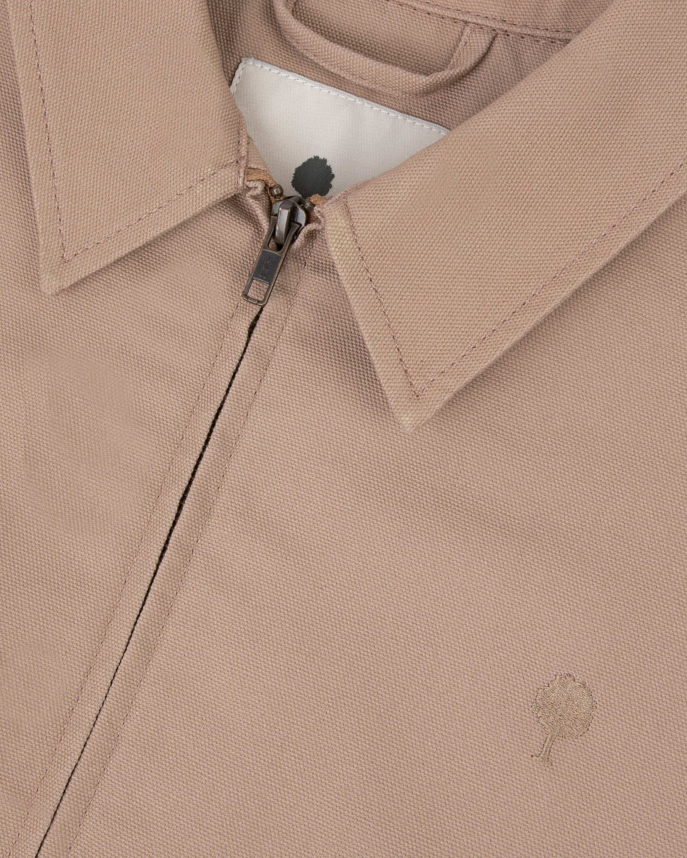 faguo-dourdan-blouson-homme-taupe-en-canvas-de-coton image 3