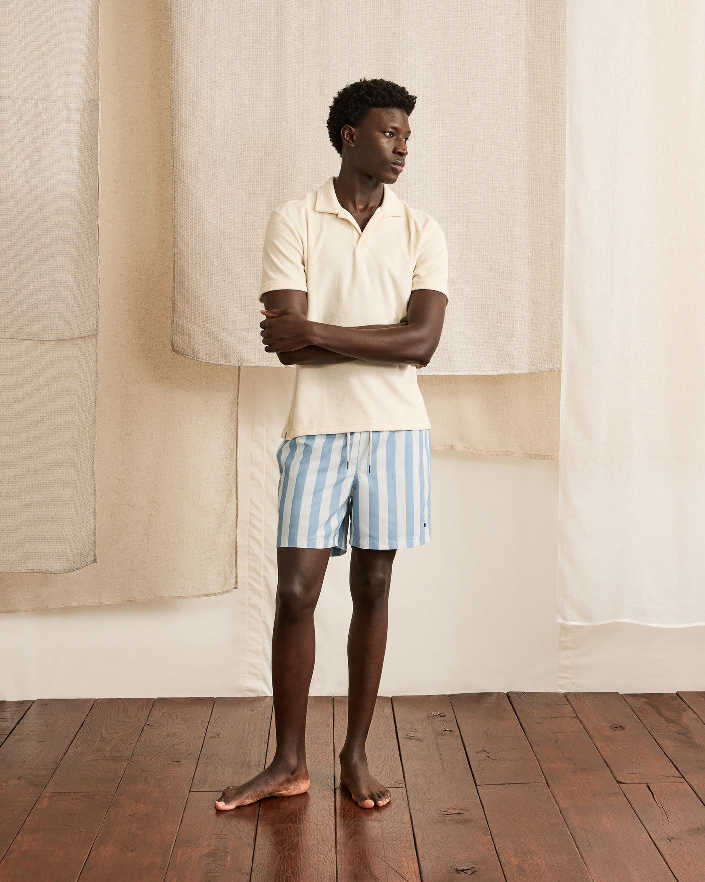 faguo-mimizan-short-de-bain-cru-et-bleu-clair image 3