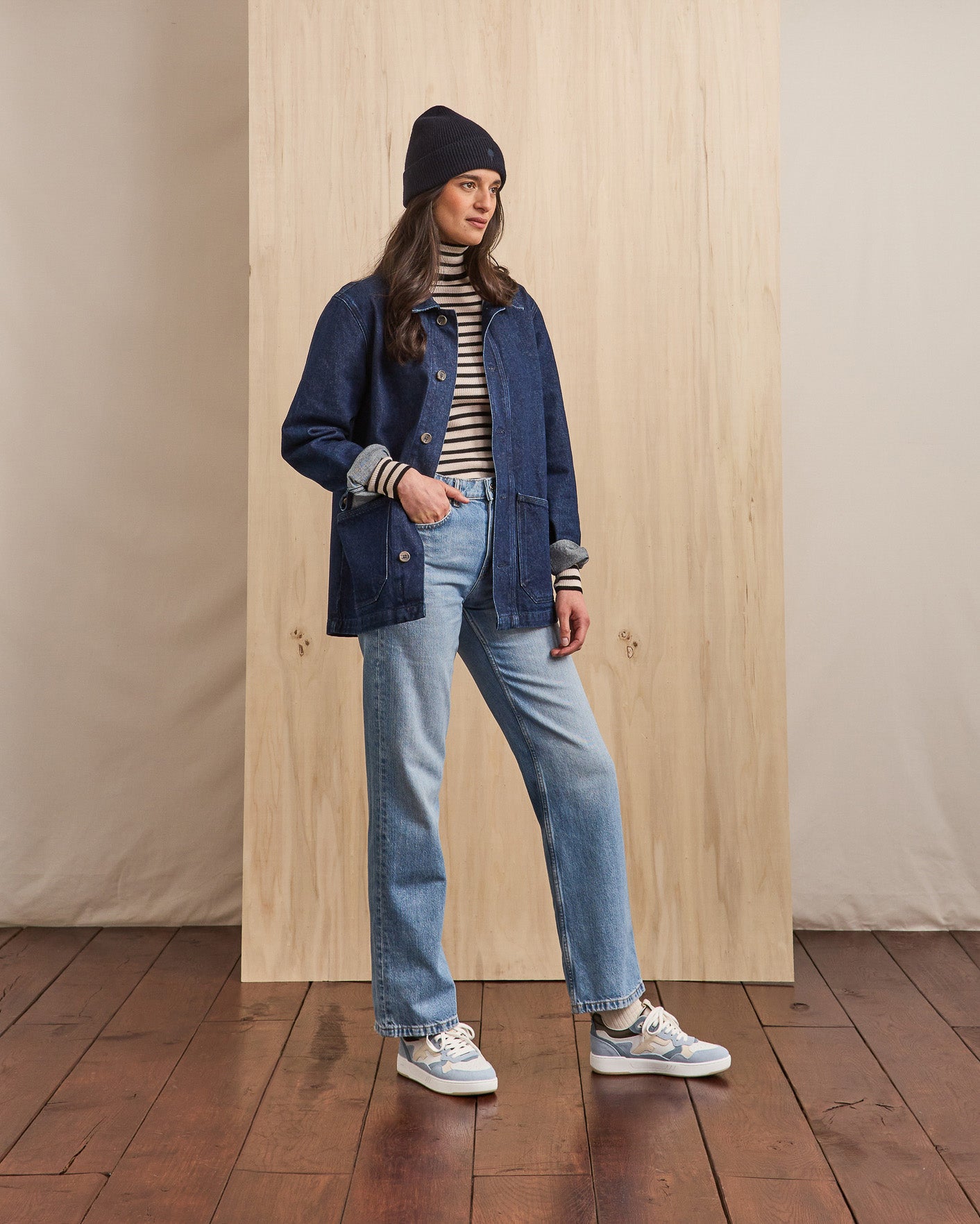 faguo-dahlia-baskets-femme-cuir-su-de-cru-et-bleu-clair image 6