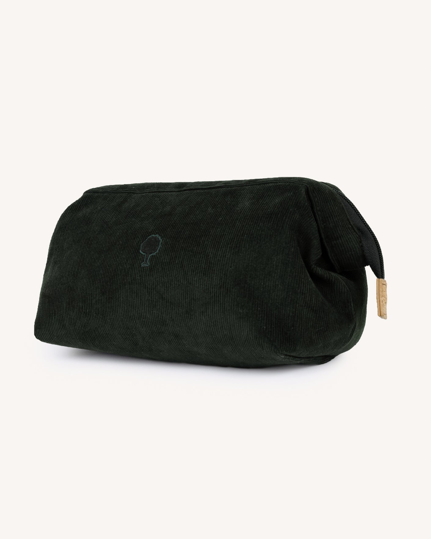 faguo-washbag-trousse-de-toilette-velours-vert-fonc-3-7l image 2