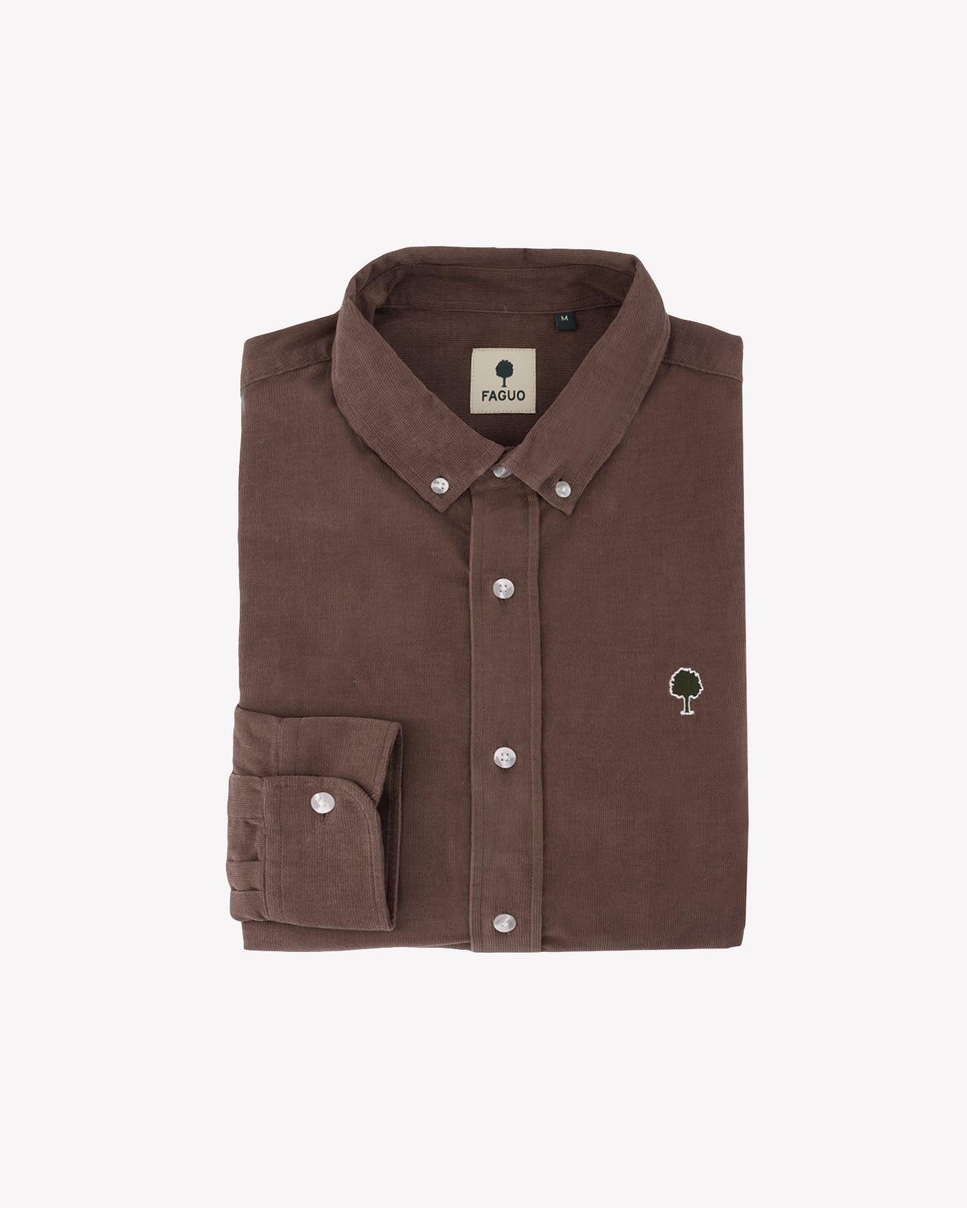 faguo-ivoy-chemise-velours-violet-gris-homme image 1