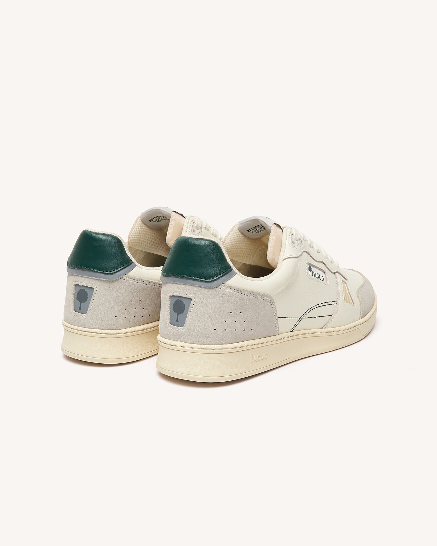faguo-commute-1-baskets-cuir-blanc-et-vert image 3