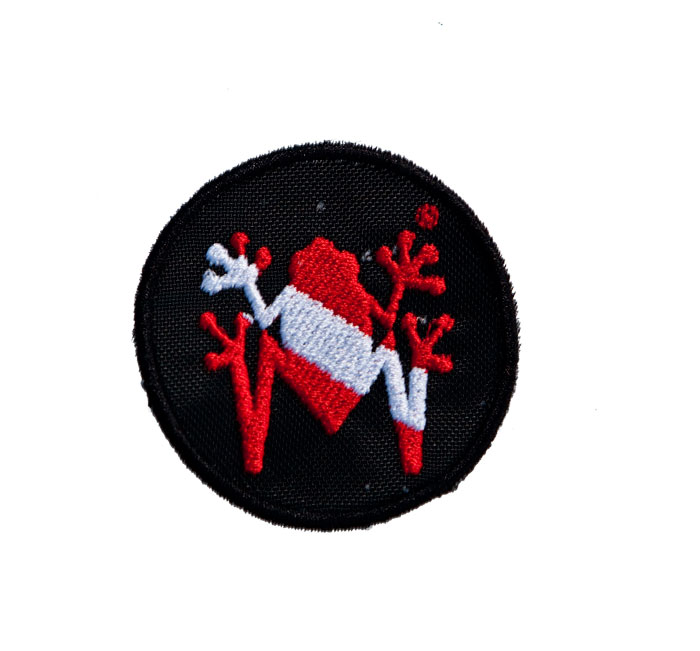 amphibious-patch-cusson-textile-dive-frog-italy-frog-par-frog image 3