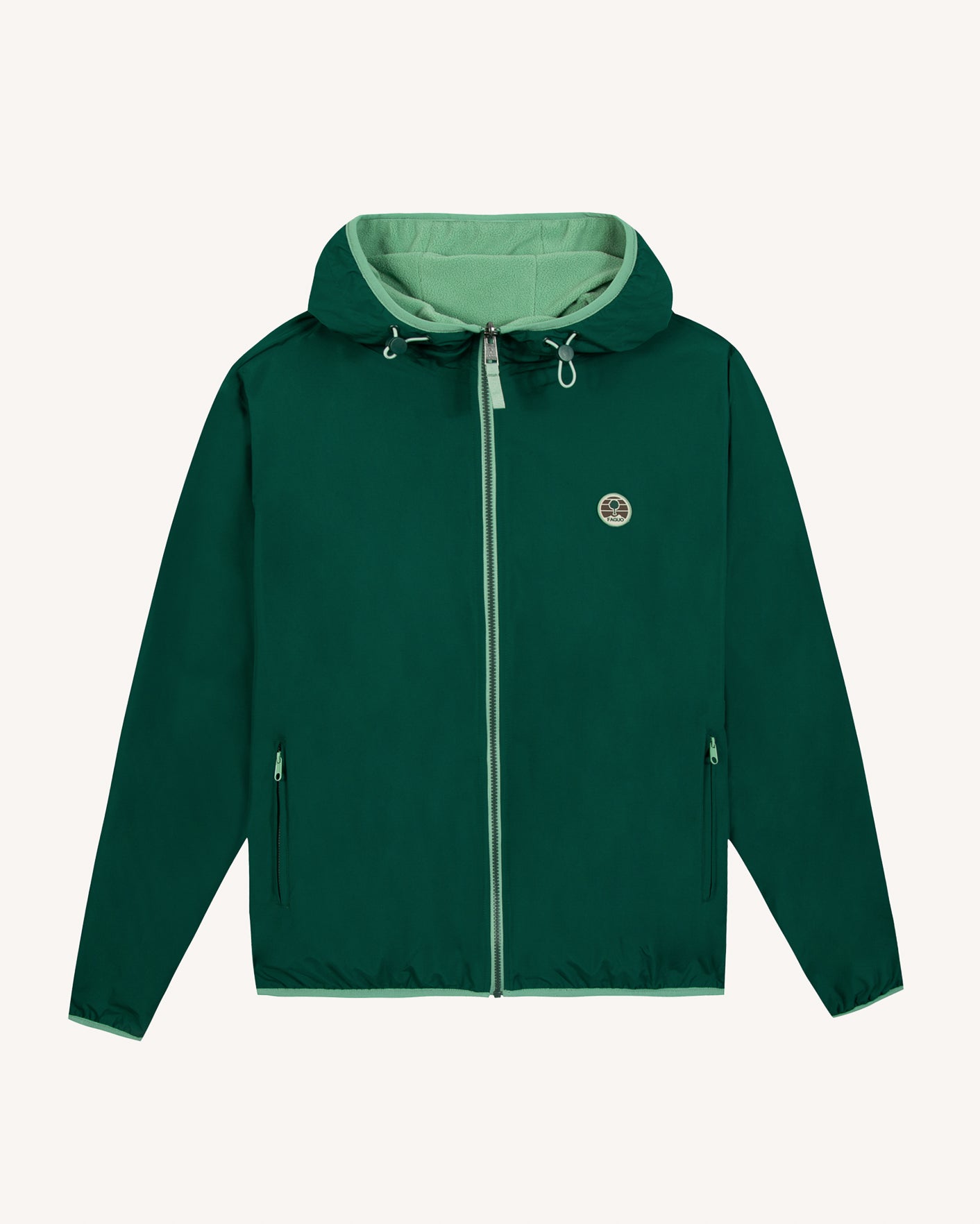 faguo-carnoet-veste-imperm-able-r-versible-vert-sapin image 2