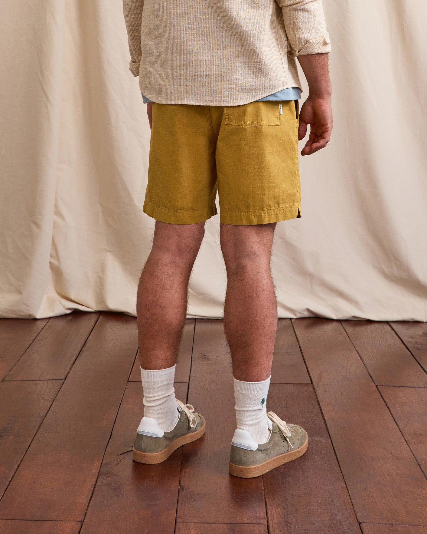 faguo-milly-short-beige-clair-ribstop-coton-homme image 6