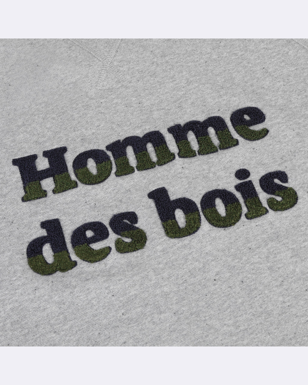 faguo-sweat-darney-gris-broderie-homme-des-bois image 4