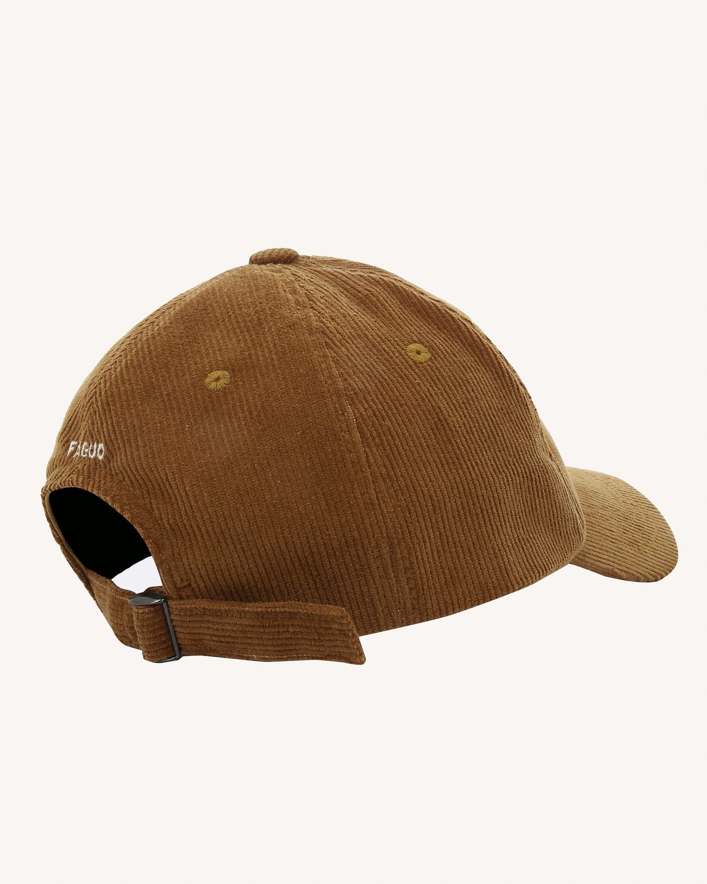 faguo-cap-casquette-en-velours-c-tel-camel image 2