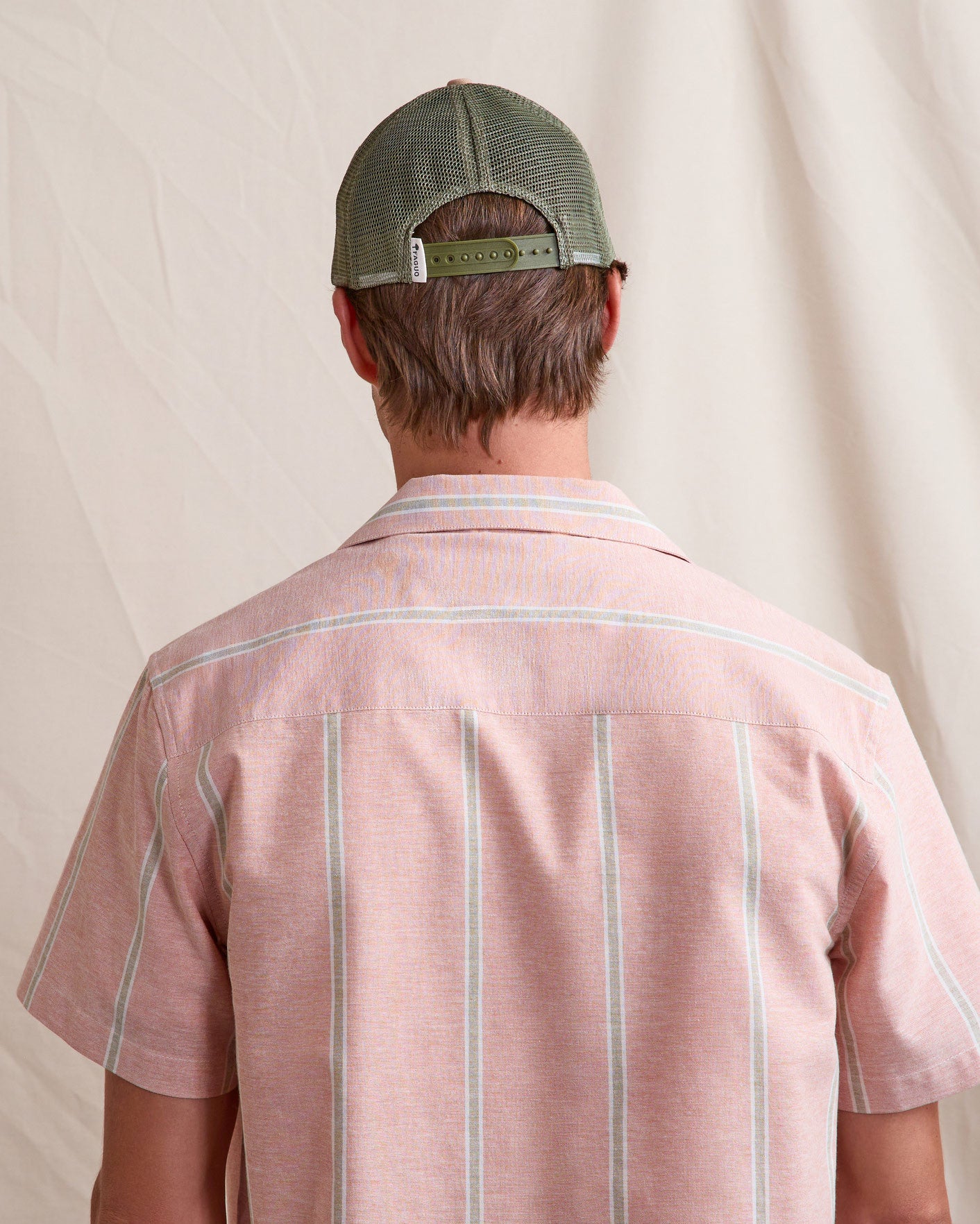 faguo-trucker-casquette-beige-clair-et-vert image 3