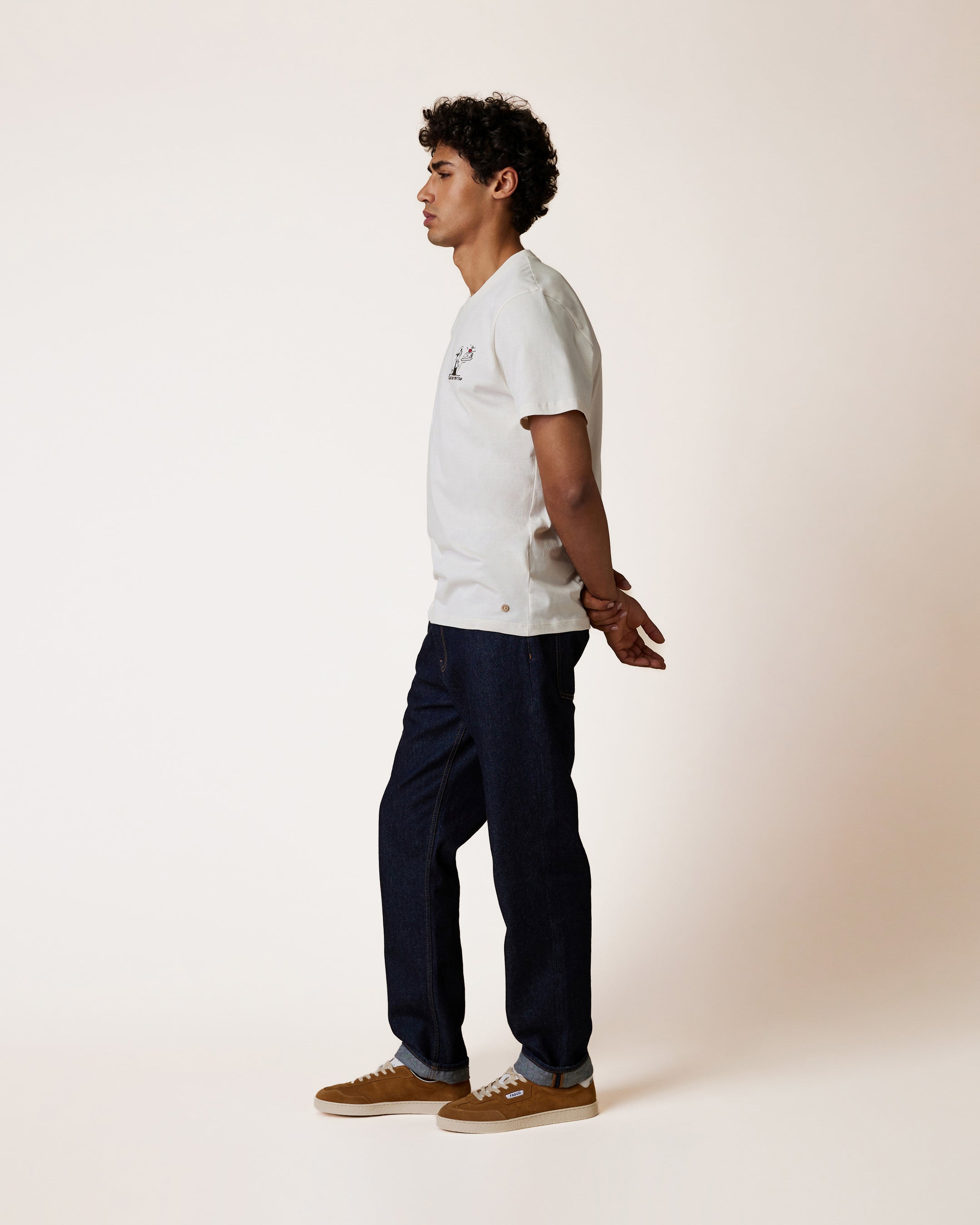 faguo-arcy-t-shirt-cru-cherry-coton-recycl image 4