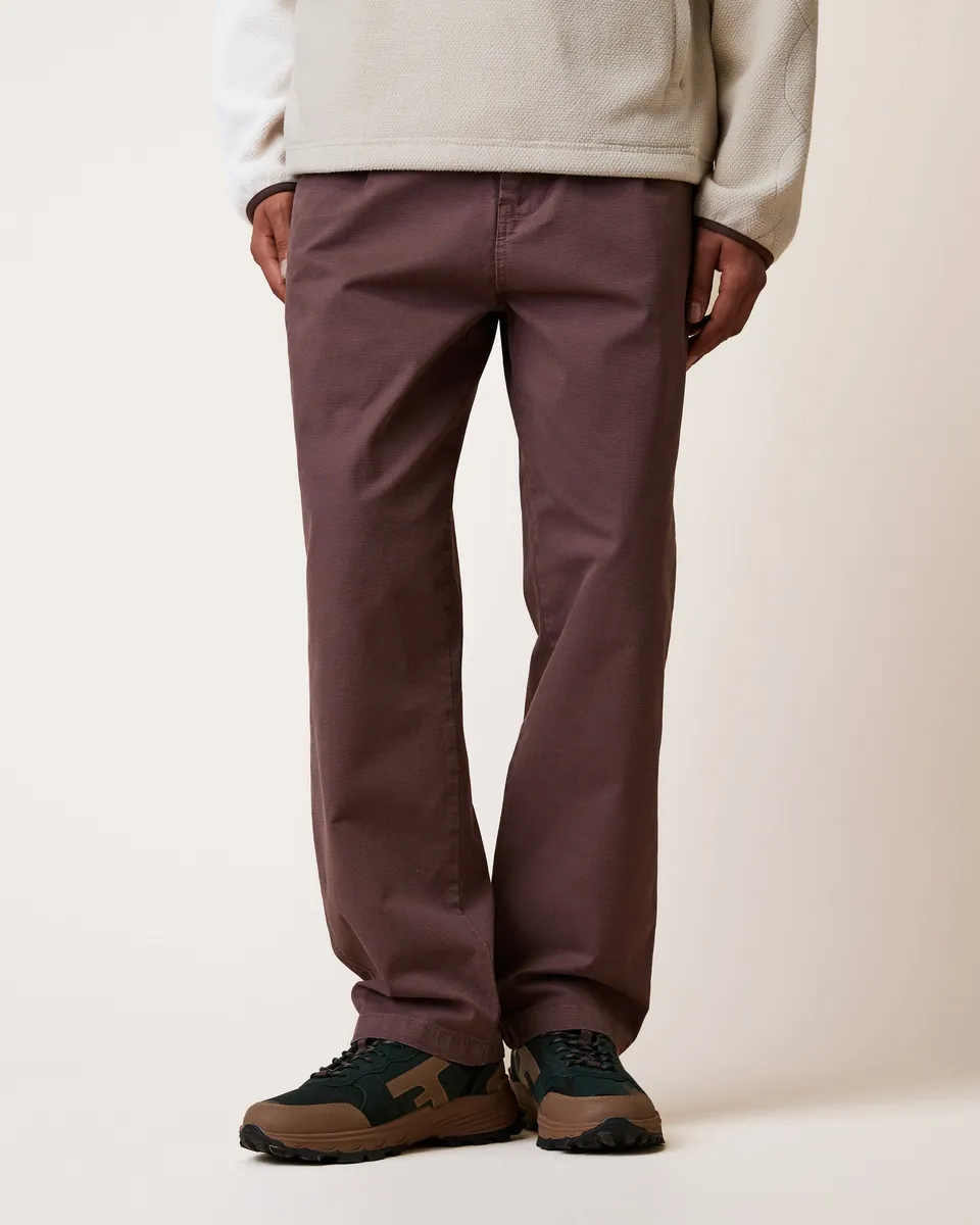 faguo-landais-pantalon-droit-violet-gris image 1