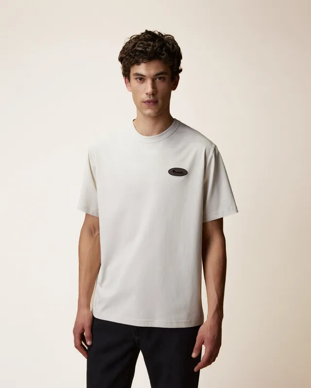 faguo-lugny-t-shirt-large-beige-en-coton-sorona image 1