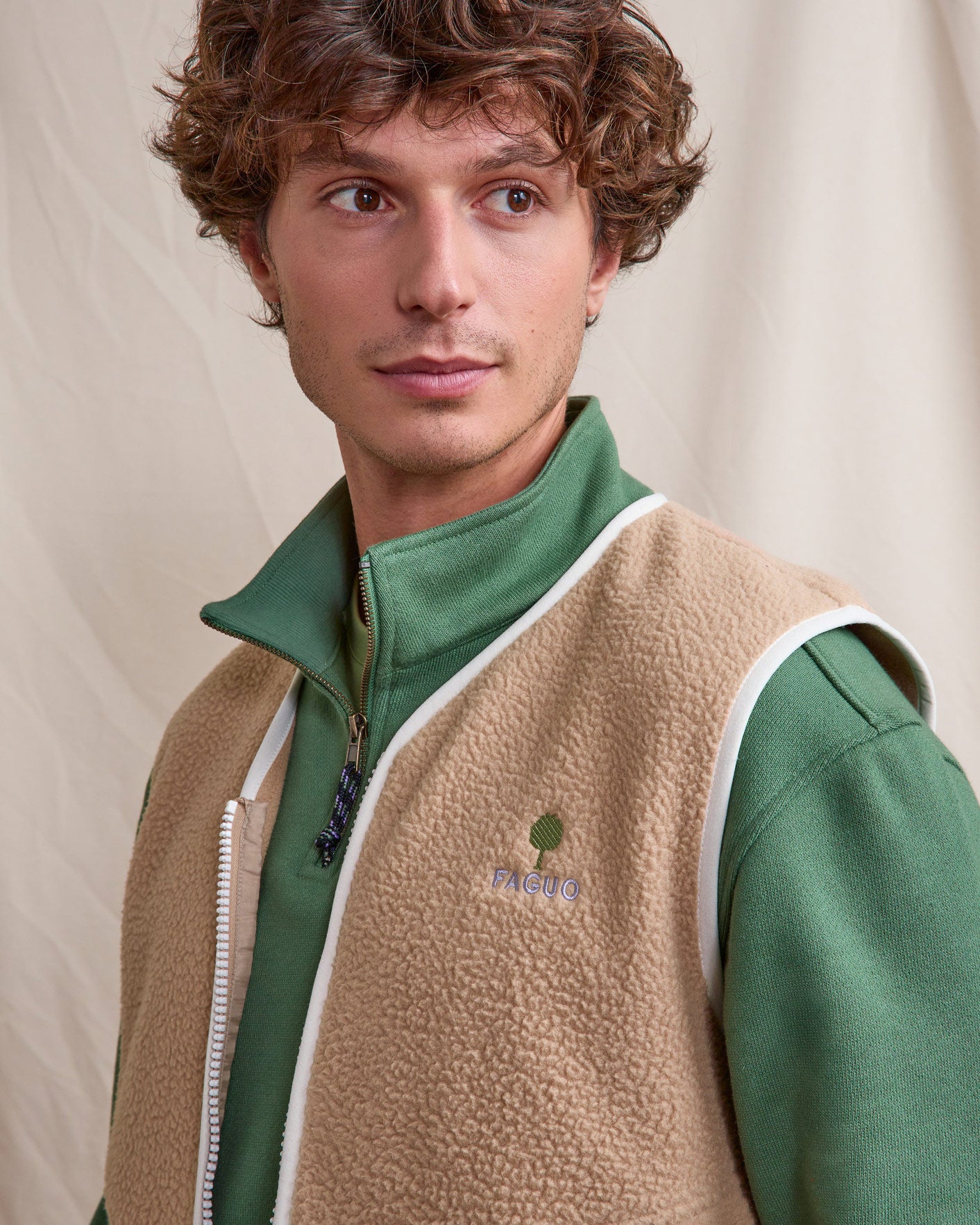 faguo-teillay-veste-polaire-sans-manches-taupe image 3