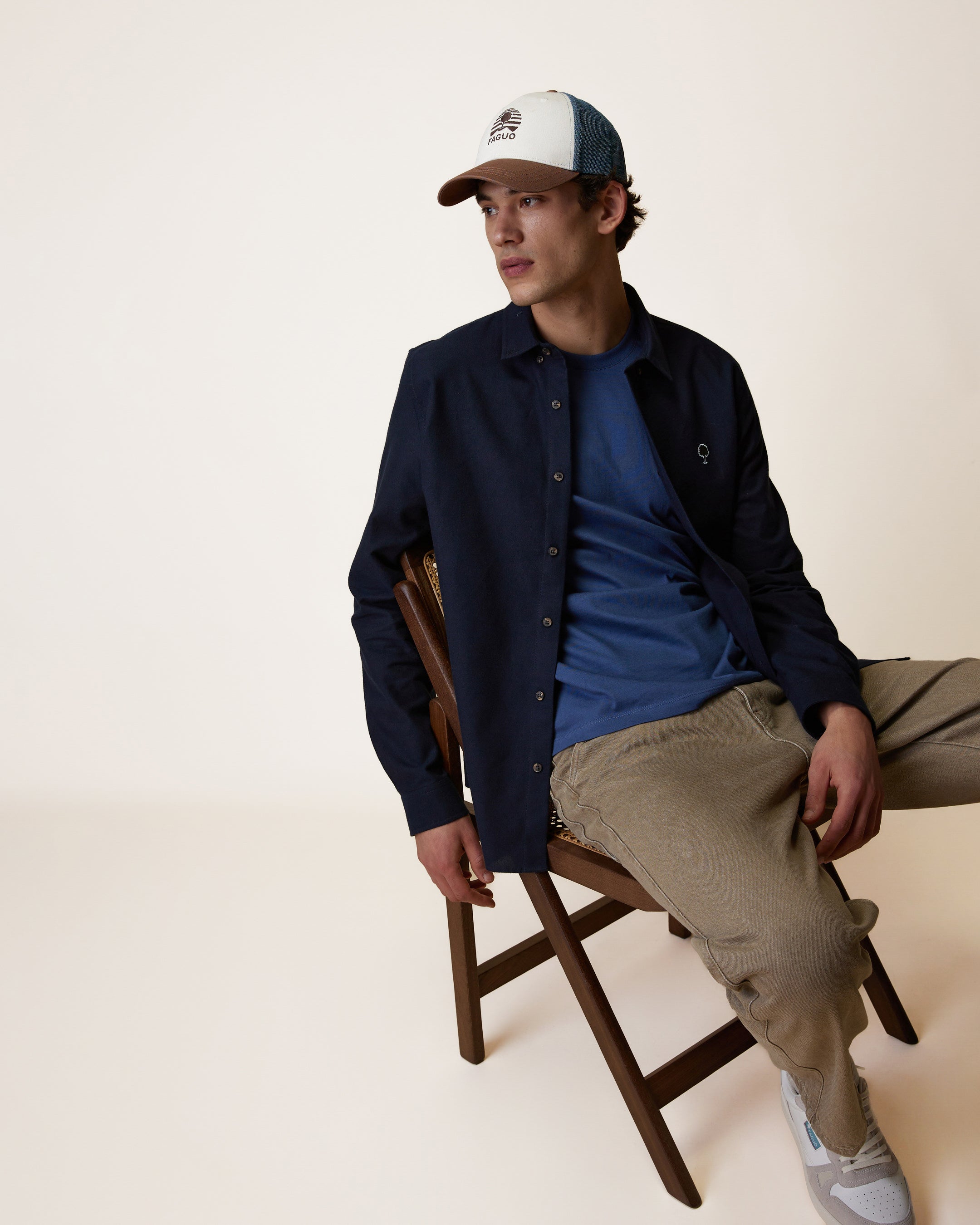 faguo-denim-loose-jean-loose-sable-homme-coton-recycl image 8