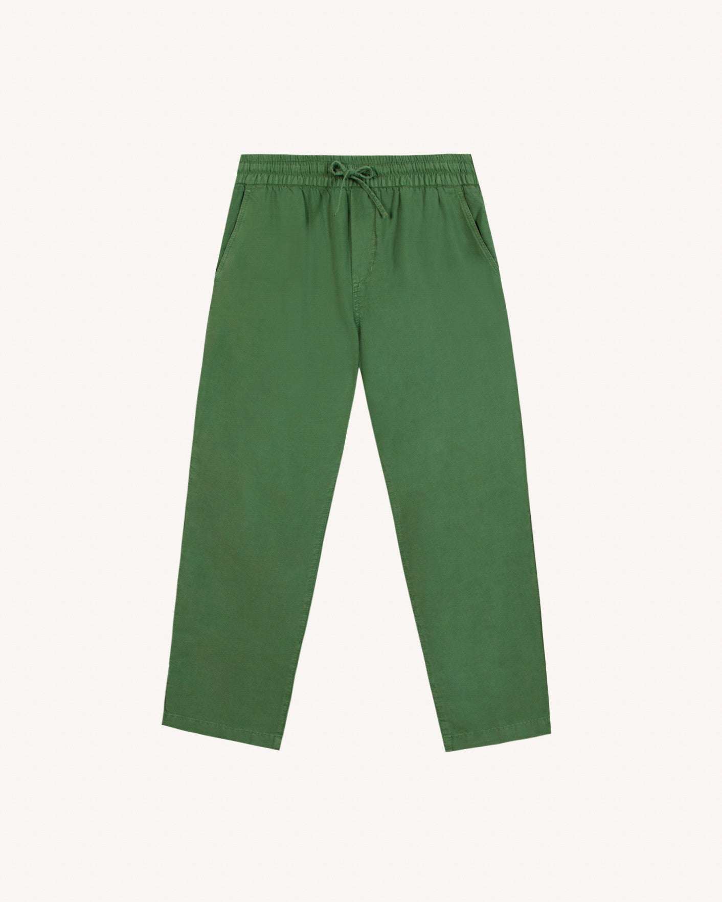 faguo-dreuille-pantalon-en-lin-vert-sapin image 2