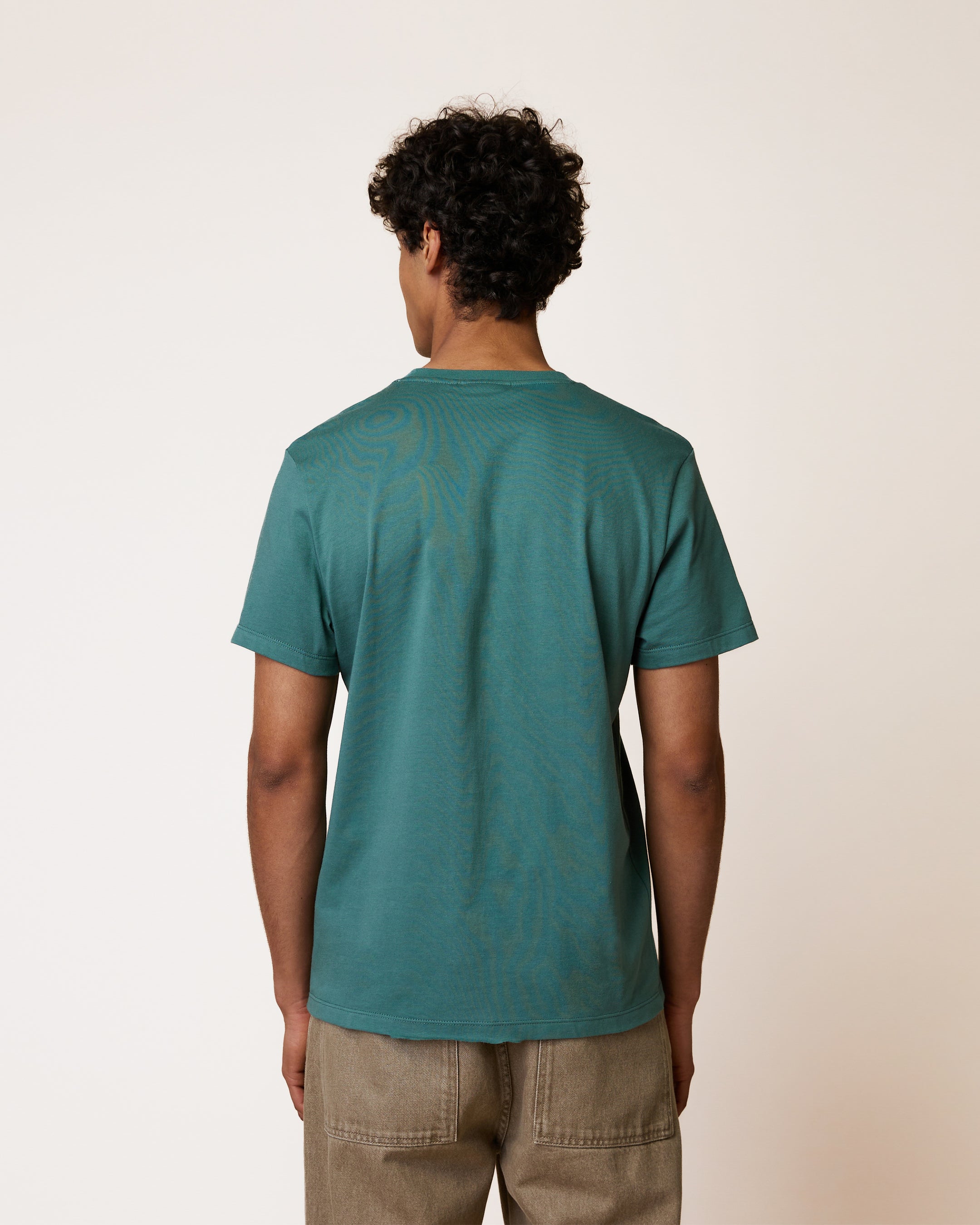 faguo-arcy-t-shirt-vert-gris-coton-recycl image 6