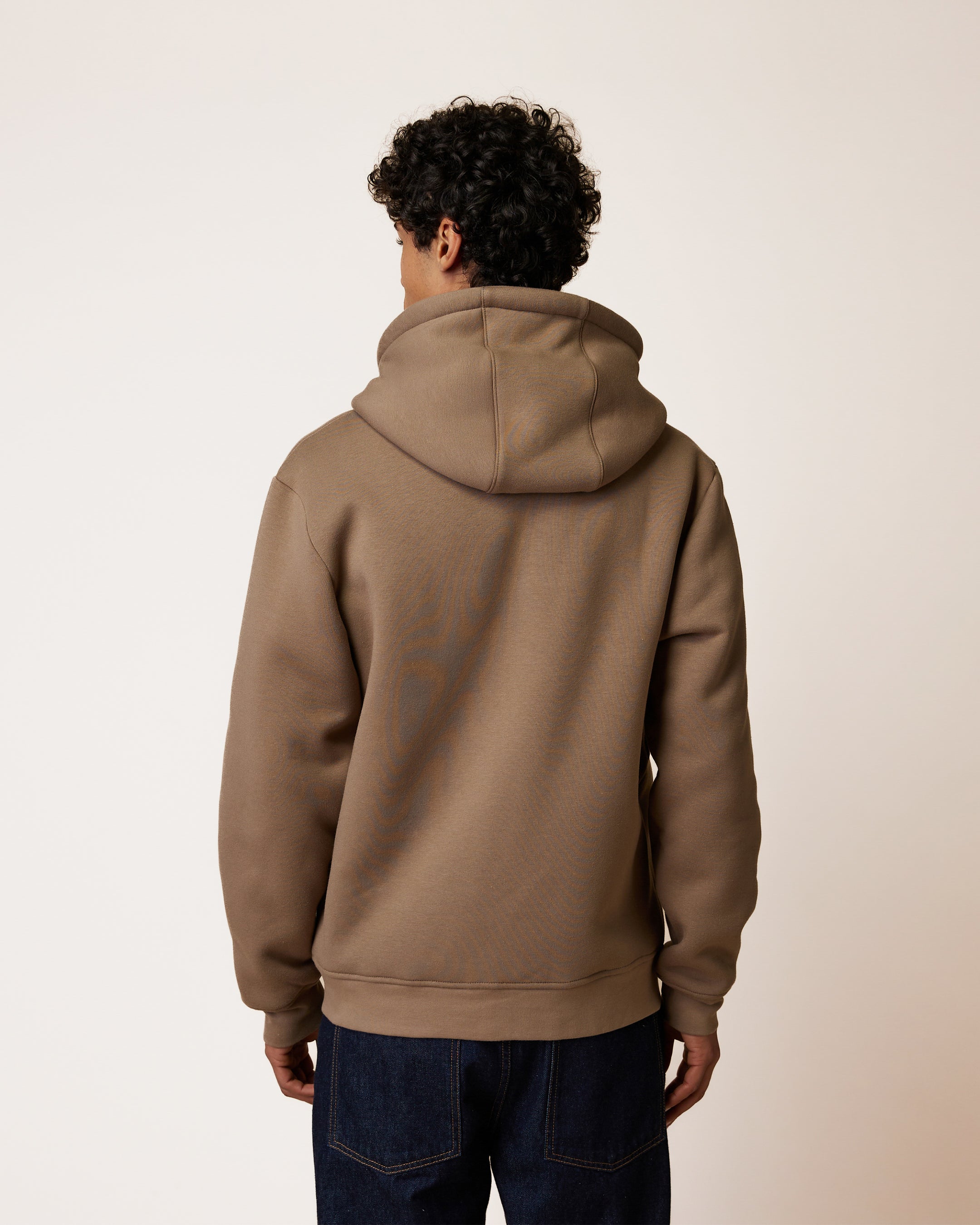 faguo-meygal-sweat-zipp-capuche-sherpa-marron image 5