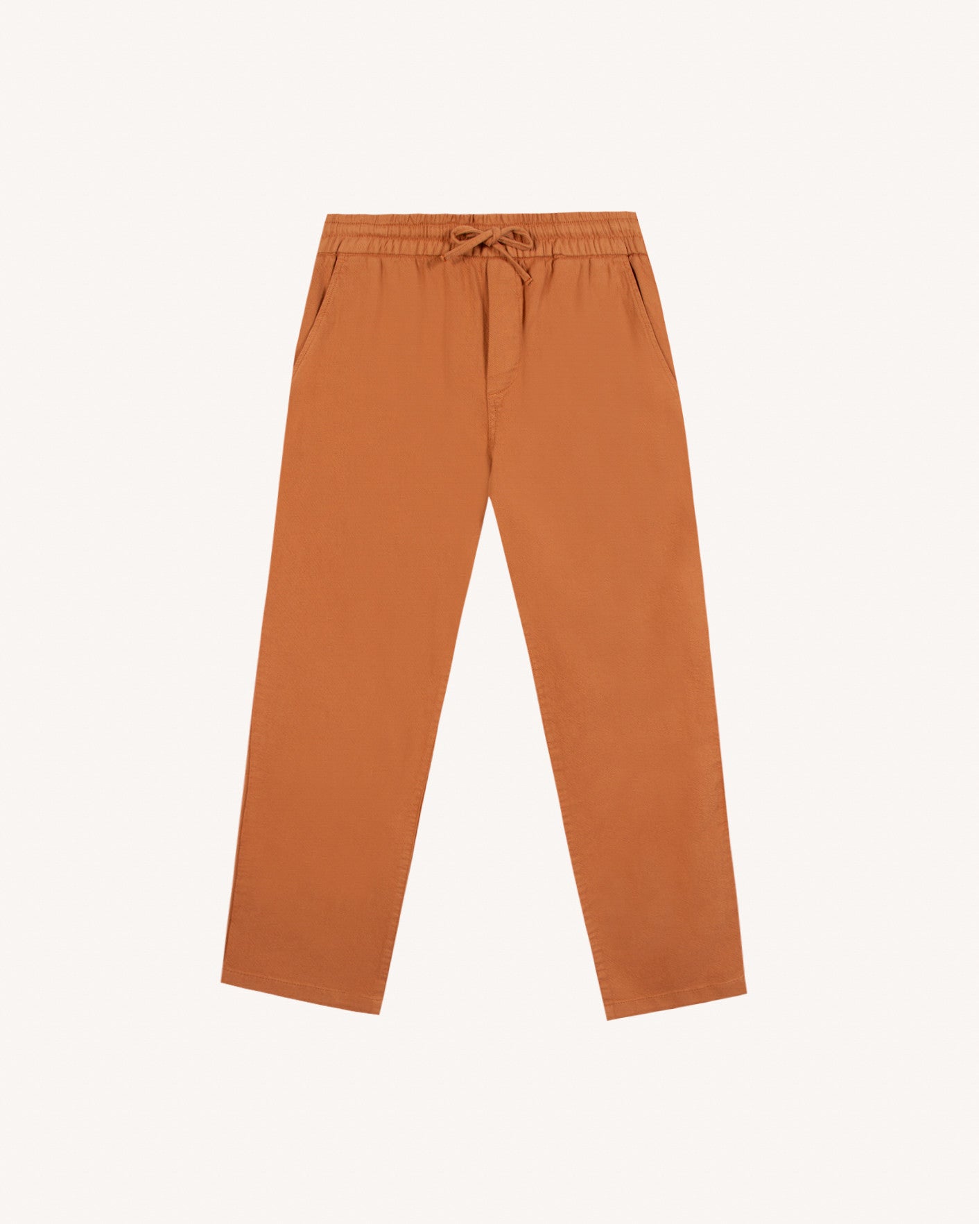 faguo-dreuille-pantalon-en-lin-brique-clair-homme image 2