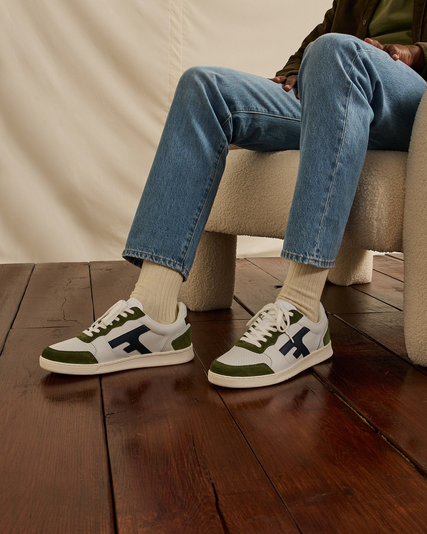 faguo-hazel-baskets-cuir-blanc-et-kaki-ann-es-80 image 5
