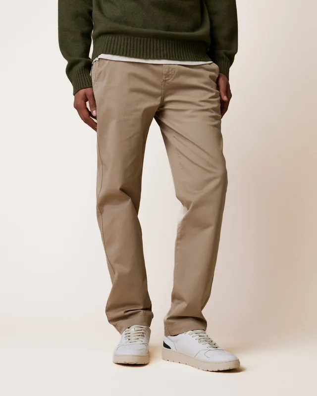 faguo-brix-regular-pantalon-droit-beige-coton image 1
