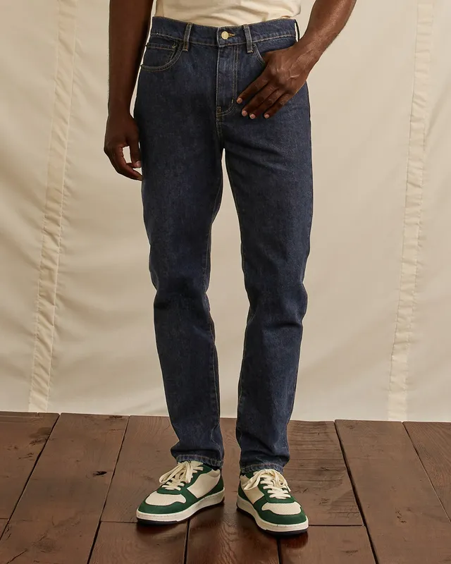faguo-denim-tapered-jean-tapered-denim-brut-coton-recycl-homme image 1