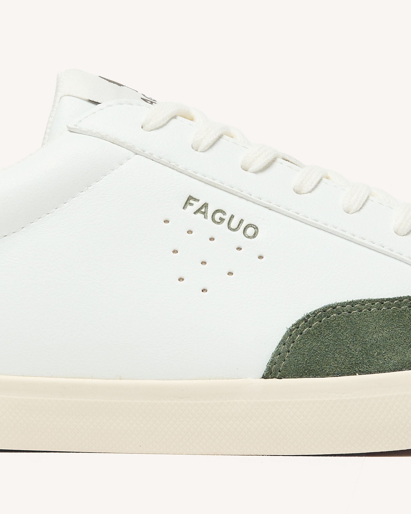 faguo-juniper-baskets-derby-blanc-et-kaki-homme image 5