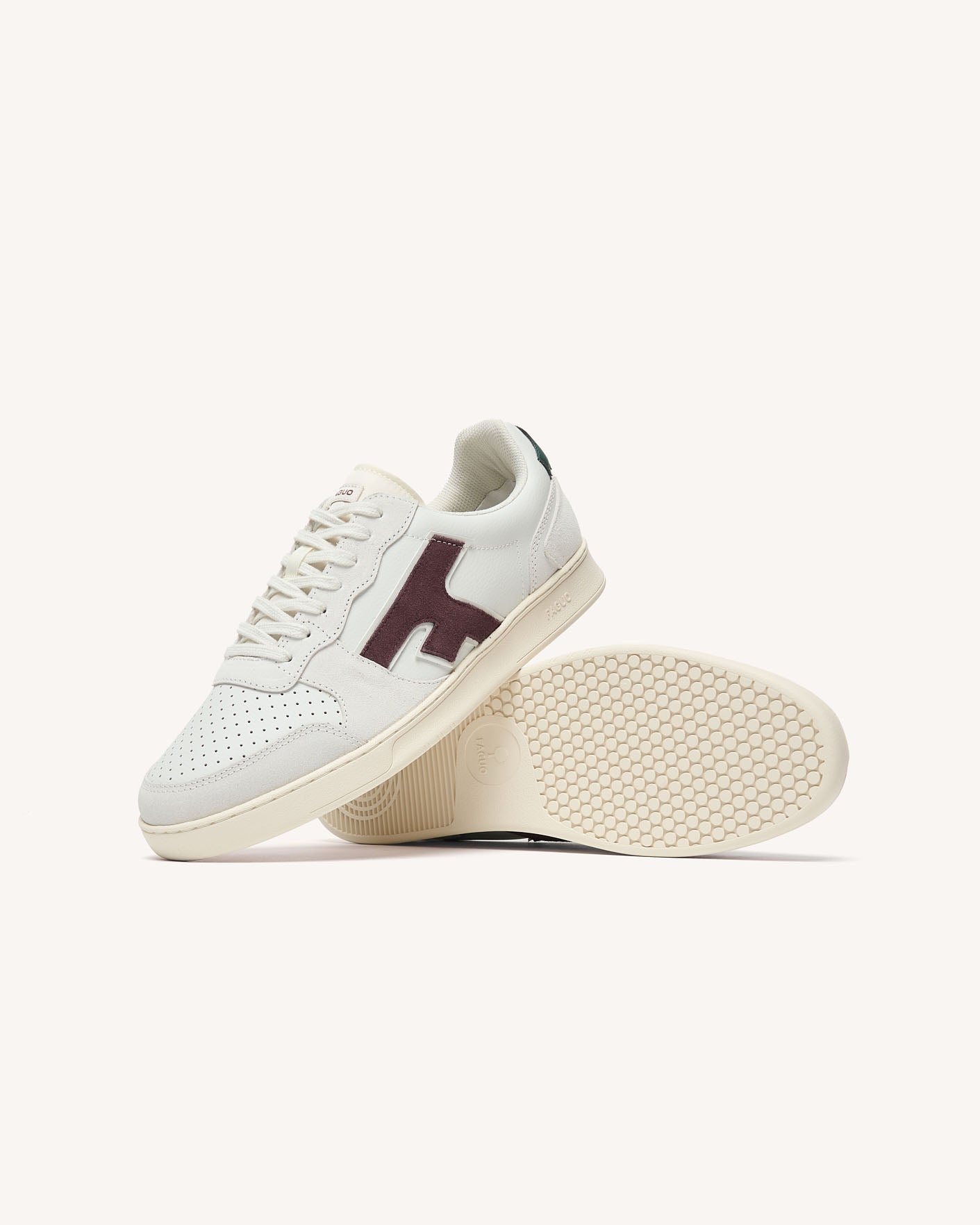 faguo-hazel-baskets-en-cuir-blanc-et-bordeaux-homme image 8