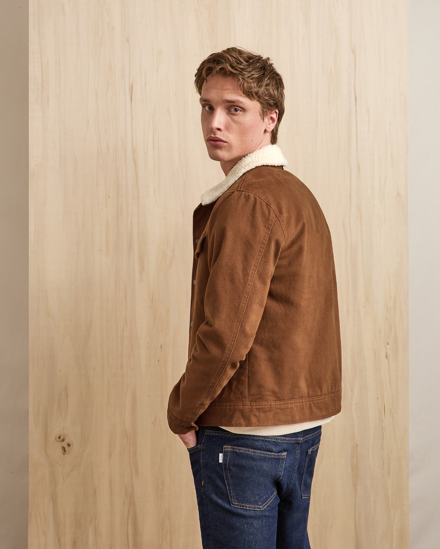 faguo-seillon-blouson-coton-camel-sherpa image 3