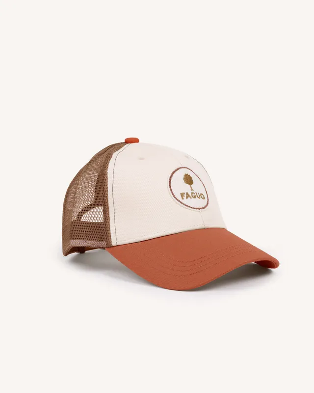 faguo-trucker-casquette-terracotta-camel image 1