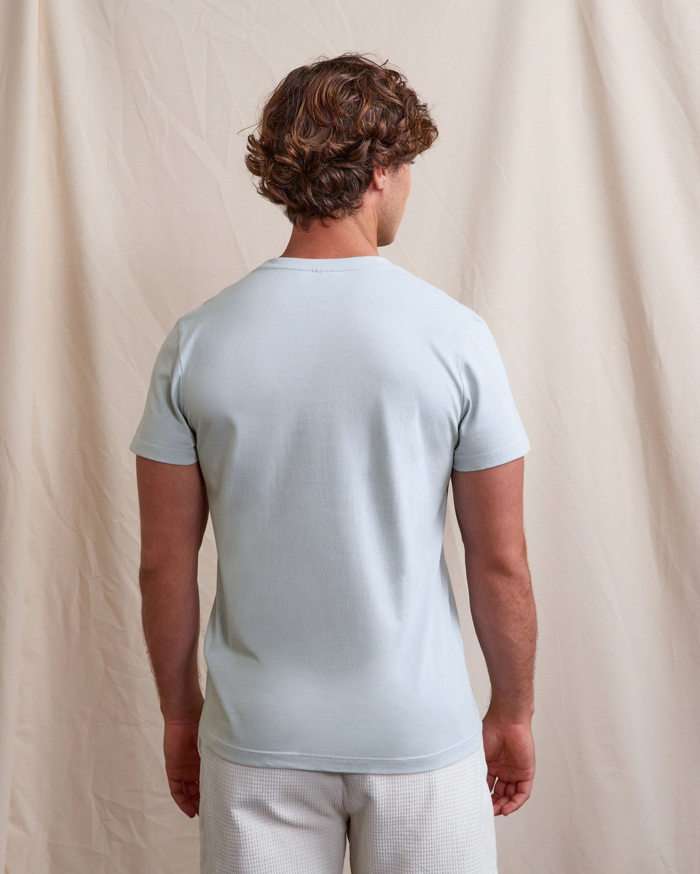 faguo-arcy-t-shirt-homme-bleu-ciel-en-coton image 4