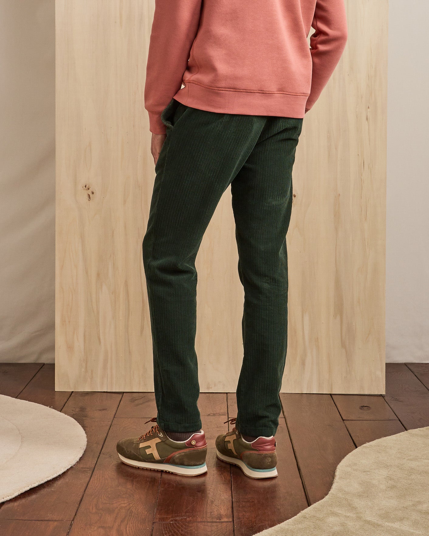 faguo-dreuille-pantalon-taille-lastique-vert-fonc image 6
