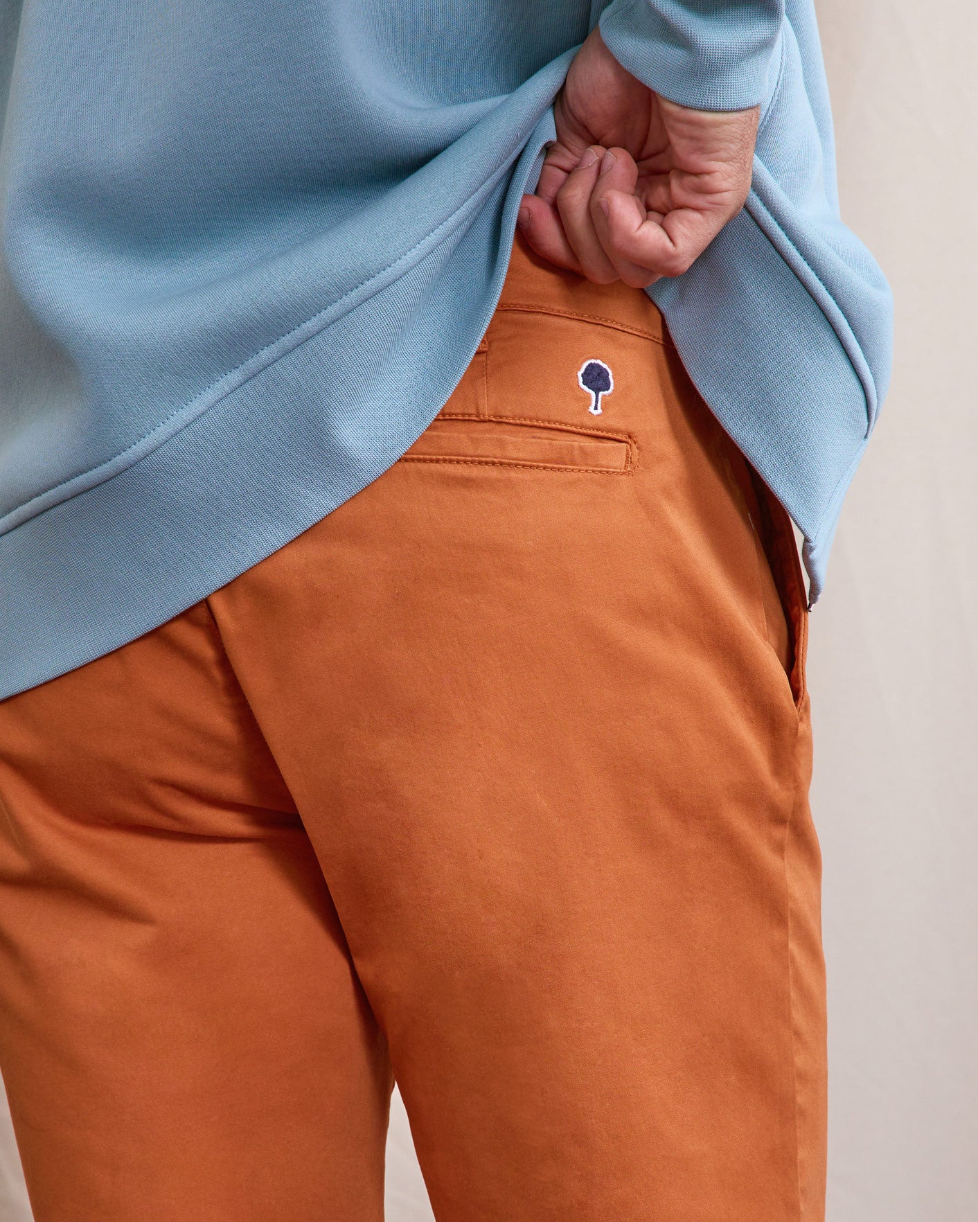 faguo-saulieu-bermuda-brique-clair-coton-homme image 3