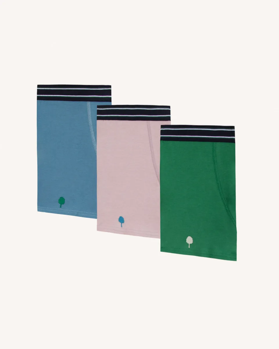 faguo-lot-3-boxers-rose-et-bleus-jersey-coton image 1
